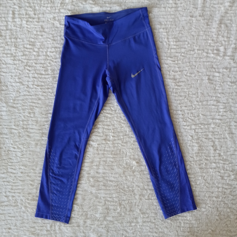 Nike Compression Tights Blue Dri fit XS